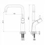 Смеситель для кухни Kitchen Line IDDIS K07SB0Li05 Смеситель для кухни Kitchen Line IDDIS K07SB0Li05. Фото