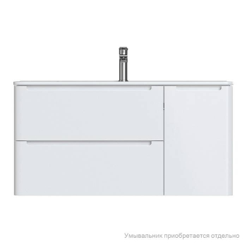 Тумба подвесная белый 100 см Edifice IDDIS EDI10W1i95. Подходит умывальник 0101000i28 Тумба подвесная белый 100 см Edifice IDDIS EDI10W1i95. Подходит умывальник 0101000i28. Фото