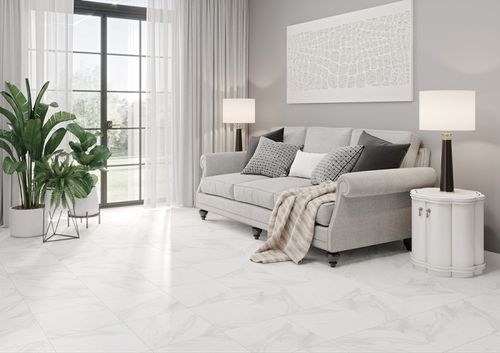 CERSANIT C-RSL052D Плитка облицовочная Royal Stone 297х600 белый декорированный А
