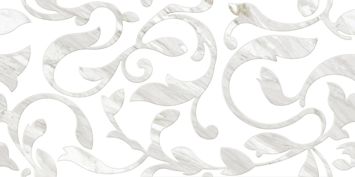 CERSANIT C-RSL052D Плитка облицовочная Royal Stone 297х600 белый декорированный А